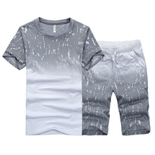 Load image into Gallery viewer, New Fashion Sportsuit and Tee Shirt Set Mens T Shirt Shorts + Short Pants Men Summer Tracksuit Men Casual Brand Tee Shirts 2019
