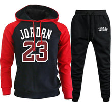 Load image into Gallery viewer, Jordan 23 2019 Mens Sets Hoodies+Pants Autumn Winter Men Hooded Sweatshirt Fleece Hoodie Pant 2 Piece Set Suits Streetwear Hoody
