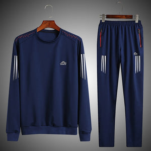 Men's Set Jogging Homme Workout Fitness Tracksuit Men Long Sleeves Sweatshirts Sporting Suit Pant Set Men Trainingspak Mannen