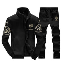 Load image into Gallery viewer, New Men&#39;s Set Spring Autumn Men Sportswear 2 Piece Set Sporting Suit Jacket+Pant Sweatsuit Men Clothing Tracksuit Set Outwear
