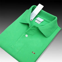 Load image into Gallery viewer, Top quality 2019 Summer 100% cotton Mens short sleeve polos shirts casual solid color mens polos shirts fashion male tops XS-4XL
