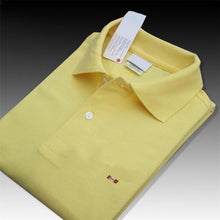 Load image into Gallery viewer, Top quality 2019 Summer 100% cotton Mens short sleeve polos shirts casual solid color mens polos shirts fashion male tops XS-4XL
