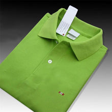 Load image into Gallery viewer, Top quality 2019 Summer 100% cotton Mens short sleeve polos shirts casual solid color mens polos shirts fashion male tops XS-4XL
