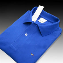 Load image into Gallery viewer, Top quality 2019 Summer 100% cotton Mens short sleeve polos shirts casual solid color mens polos shirts fashion male tops XS-4XL
