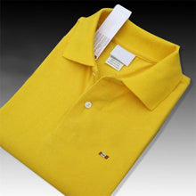 Load image into Gallery viewer, Top quality 2019 Summer 100% cotton Mens short sleeve polos shirts casual solid color mens polos shirts fashion male tops XS-4XL
