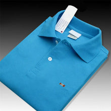 Load image into Gallery viewer, Top quality 2019 Summer 100% cotton Mens short sleeve polos shirts casual solid color mens polos shirts fashion male tops XS-4XL
