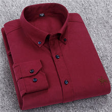 Load image into Gallery viewer, S-6XL Plus size New  OXFORD FABRIC 100% COTTON excellent comfortable slim fit button collar business men casual shirts tops
