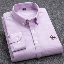 Load image into Gallery viewer, S-6XL Plus size New  OXFORD FABRIC 100% COTTON excellent comfortable slim fit button collar business men casual shirts tops
