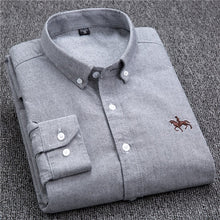Load image into Gallery viewer, S-6XL Plus size New  OXFORD FABRIC 100% COTTON excellent comfortable slim fit button collar business men casual shirts tops
