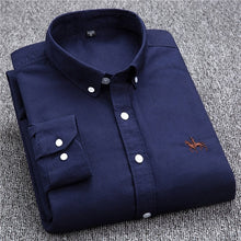 Load image into Gallery viewer, S-6XL Plus size New  OXFORD FABRIC 100% COTTON excellent comfortable slim fit button collar business men casual shirts tops
