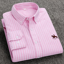 Load image into Gallery viewer, S-6XL Plus size New  OXFORD FABRIC 100% COTTON excellent comfortable slim fit button collar business men casual shirts tops
