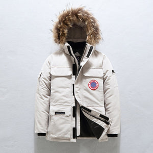90% chaquetas de plumón para hombre, chaqueta de invierno para hombre, Parkas gruesas y cálidas a la moda, abrigos de plumón de pato blanco, chaquetas impermeables informales para hombre 165