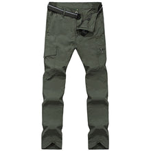 Load image into Gallery viewer, Multi Pocket Cargo Pants Men Work Breathable Quick Dry Army Men Pants Casual Summer Autumn Loose Military Tactical Trousers Male
