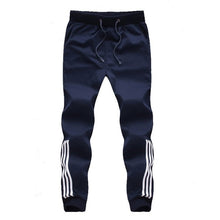 Load image into Gallery viewer, Spring Autumn Men Casual Sweatpants 2020 Mens Sportswear Joggers Striped Pants Fashion Male Skinny Slim Fitted Gyms Harem Pants
