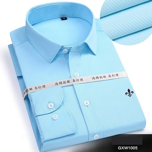 Dudalina 2019 Camisa de marca para hombre, camisas de vestir para hombre, Camisa Formal de negocios de manga larga informal a la moda para hombre, Camisa Social Masculina