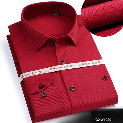 Dudalina 2019 Camisa de marca para hombre, camisas de vestir para hombre, Camisa Formal de negocios de manga larga informal a la moda para hombre, Camisa Social Masculina
