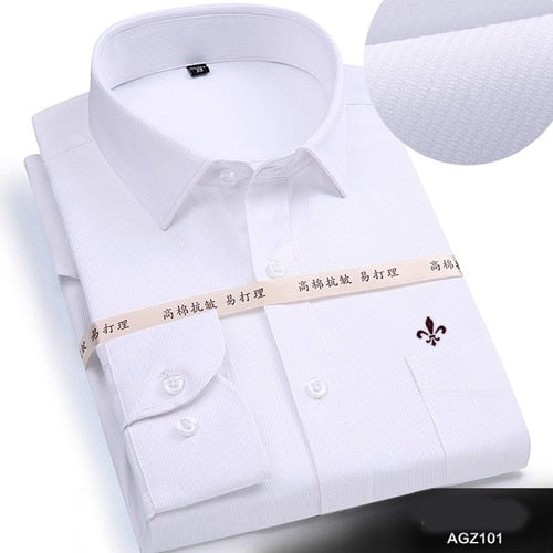 Dudalina 2019 Camisa de marca para hombre, camisas de vestir para hombre, Camisa Formal de negocios de manga larga informal a la moda para hombre, Camisa Social Masculina