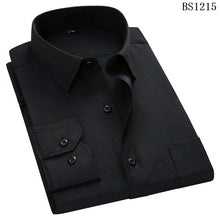 Load image into Gallery viewer, Plus Large Size 8XL 7XL 6XL 5XL 4XL Mens Business Casual Long Sleeved Shirt Classic Striped Male Social Dress Shirts Purple Blue
