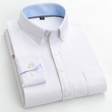Cargar imagen en el visor de la galería, BOLUBAO, camisa a cuadros de negocios para hombre, decoración de botones de varios estilos, camisas de manga larga, vestido de fiesta de noche, camisas para hombre
