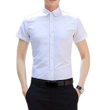 Load image into Gallery viewer, New Men&#39;s Shirt Long Sleeve Casual Shirts Men Dress Slim Solid Business Dress Shirt Spring Autumn Men&#39;s Dress Shirt With Button
