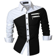 Load image into Gallery viewer, Jeansian Spring Autumn Features Shirts Men Casual Jeans Shirt New Arrival Long Sleeve Casual Slim Fit Male Shirts Z030
