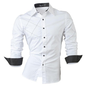 Jeansian Spring Autumn Features Shirts Men Casual Jeans Shirt New Arrival Long Sleeve Casual Slim Fit Male Shirts Z030