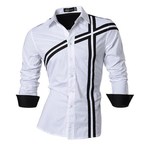 Jeansian Spring Autumn Features Shirts Men Casual Jeans Shirt New Arrival Long Sleeve Casual Slim Fit Male Shirts Z030