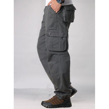 Load image into Gallery viewer, Men&#39;s Cargo Pants Mens Casual Multi Pockets Military Tactical Pants Men Outwear Straight slacks Long Trousers Large size 42 44
