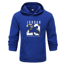 Load image into Gallery viewer, New Men Hoodies Suit Jordan 23 Tracksuit Sweatshirt Suit Fleece Hoodie+Sweat pants Jogging Homme Pullover 3XL Sporting Suit Male
