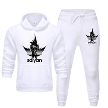 Load image into Gallery viewer, SAIYAN Men&#39;s Sets drop shipping hoodies+Pants Harajuku wholesale Sport Suits Casual Sweatshirts Tracksuit Sportswear plus 5XL
