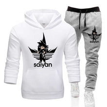 Load image into Gallery viewer, SAIYAN Men&#39;s Sets drop shipping hoodies+Pants Harajuku wholesale Sport Suits Casual Sweatshirts Tracksuit Sportswear plus 5XL
