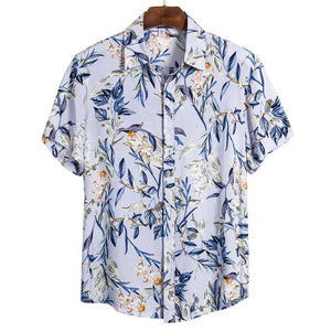 Adisputent 2020 nuevas camisas hawaianas de verano para hombres, camisas casuales de manga corta con estampado divertido y cuello vuelto, ropa de calle con botones