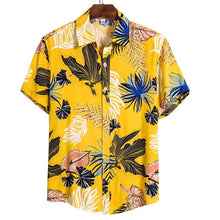 Cargar imagen en el visor de la galería, Adisputent 2020 nuevas camisas hawaianas de verano para hombres, camisas casuales de manga corta con estampado divertido y cuello vuelto, ropa de calle con botones
