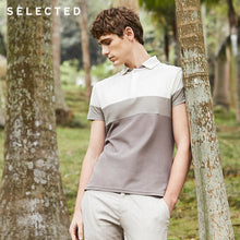 Load image into Gallery viewer, SELECTED Men&#39;s 100% Cotton Turn-down Collar Short-sleeved Poloshirt S|41823Z517
