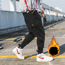 Load image into Gallery viewer, Privathinker homens preto joggers calças de verão 2020 dos homens grandes bolsos ankel carga calças masculino primavera streetwear macacão moletom
