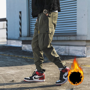 Privathinker homens preto joggers calças de verão 2020 dos homens grandes bolsos ankel carga calças masculino primavera streetwear macacão moletom