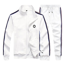 Load image into Gallery viewer, Men&#39;s Sportswear Casual Spring Tracksuit Men Two Pieces Sets Stand Collar Jackets Sweatshirt Pants Joggers Track Suit Running
