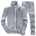 Men's Sportswear Casual Spring Tracksuit Men Two Pieces Sets Stand Collar Jackets Sweatshirt Pants Joggers Track Suit Running