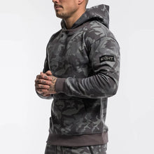 Cargar imagen en el visor de la galería, Chándal de marca Camo con capucha y pantalones, conjuntos de sudadera informal para hombre, pantalones de chándal, Chaqueta de algodón para hombre, traje deportivo de otoño e invierno
