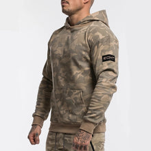 Cargar imagen en el visor de la galería, Chándal de marca Camo con capucha y pantalones, conjuntos de sudadera informal para hombre, pantalones de chándal, Chaqueta de algodón para hombre, traje deportivo de otoño e invierno
