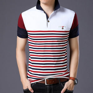 JANPA Style 2019 Brand Casual Polo Shirts Short Sleeve Men Summer Cotton Breathable Tops Tee ASIAN SIZE M-5XL 6XL
