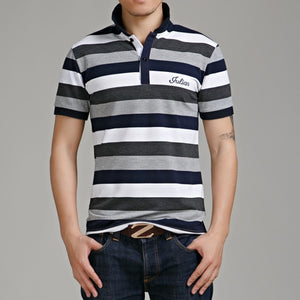 JANPA Style 2019 Brand Casual Polo Shirts Short Sleeve Men Summer Cotton Breathable Tops Tee ASIAN SIZE M-5XL 6XL