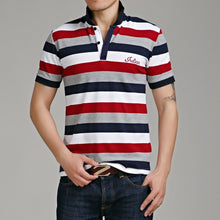 Load image into Gallery viewer, JANPA Style 2019 Brand Casual Polo Shirts Short Sleeve Men Summer Cotton Breathable Tops Tee ASIAN SIZE M-5XL 6XL
