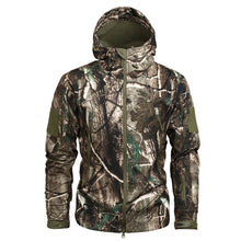Load image into Gallery viewer, Mege Shark Skin Soft Shell Military Tactical Jacket Men Waterproof Army Fleece Clothing Multicam Camouflage Windbreakers 4XL
