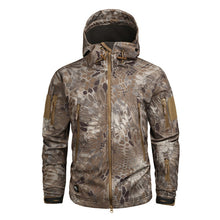 Load image into Gallery viewer, Mege Shark Skin Soft Shell Military Tactical Jacket Men Waterproof Army Fleece Clothing Multicam Camouflage Windbreakers 4XL
