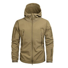 Load image into Gallery viewer, Mege Shark Skin Soft Shell Military Tactical Jacket Men Waterproof Army Fleece Clothing Multicam Camouflage Windbreakers 4XL

