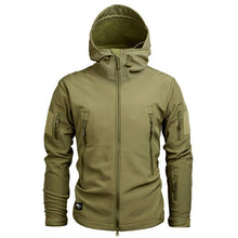Load image into Gallery viewer, Mege Shark Skin Soft Shell Military Tactical Jacket Men Waterproof Army Fleece Clothing Multicam Camouflage Windbreakers 4XL
