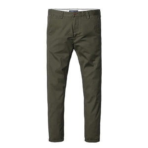 Simwood Brand Spring Winter New Fashion 2020 Slim Straight Men Casual Pants 100% Pure Cotton Man Trousers Plus Size  KX6033