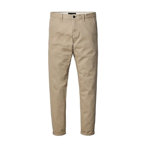 Simwood Brand Spring Winter New Fashion 2020 Slim Straight Men Casual Pants 100% Pure Cotton Man Trousers Plus Size  KX6033