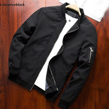 Load image into Gallery viewer, Men Bomber Jacket Thin Slim Long Sleeve baseball Jackets Windbreaker Zipper Windbreaker Jacket Male Outwear Brand Clothing 6580
